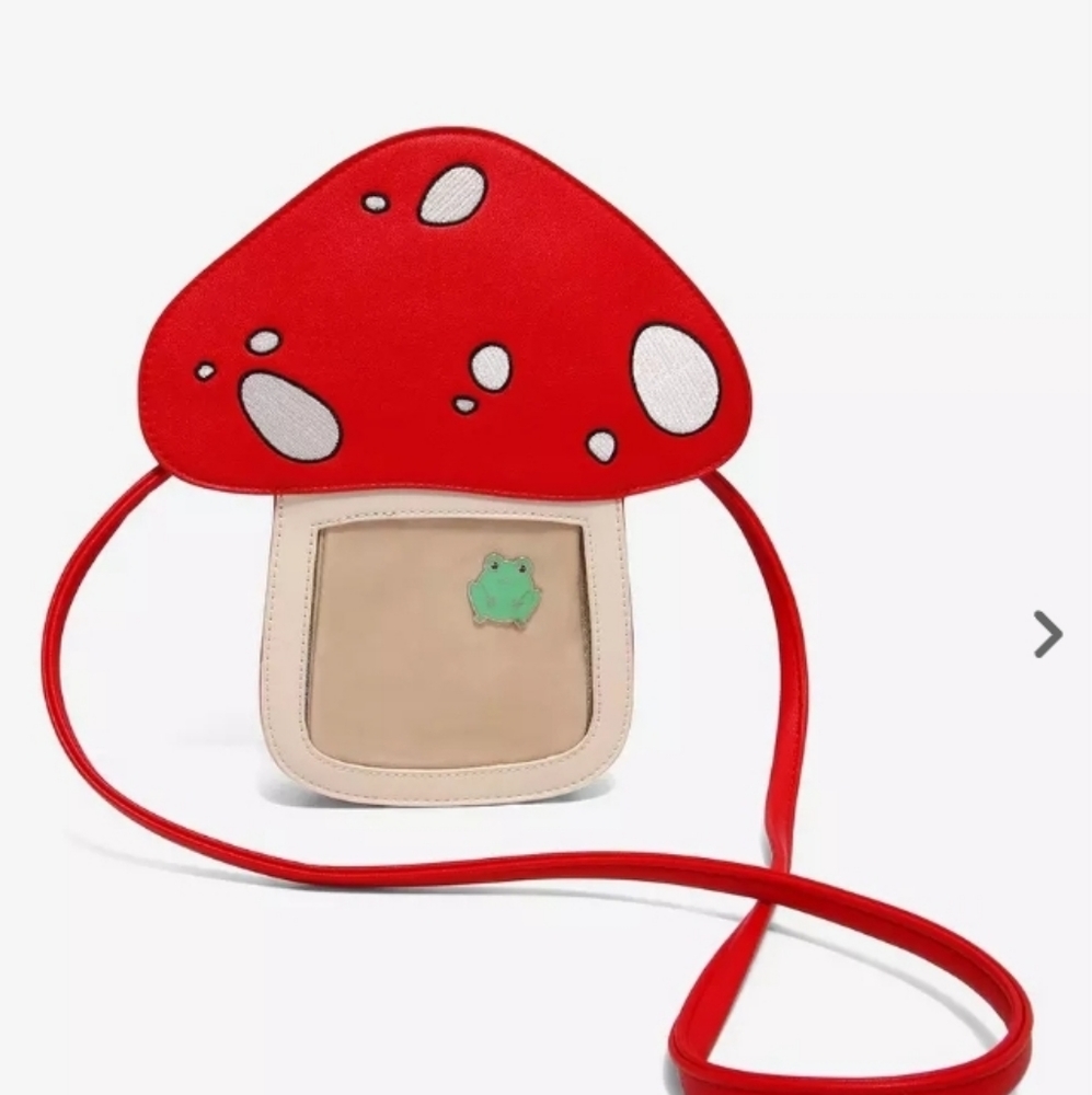 Mushroom Pin Collector Bag